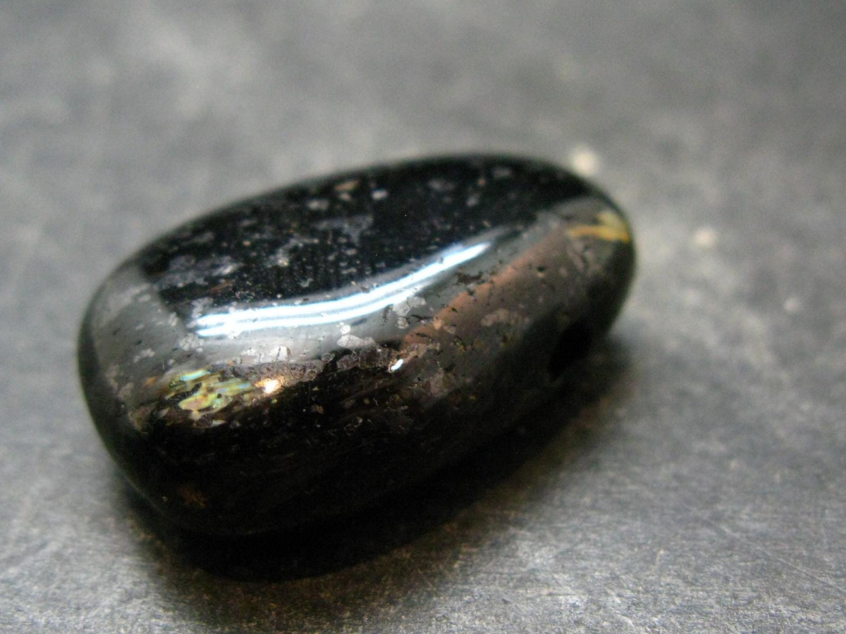 Nuumite Nuummite Metal Free Pendant From Greenland - 1.1" - 13.0 Grams