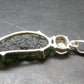Moldavite & Libyan Tektite Silver Pendant - 2.0" - 7.1 Grams