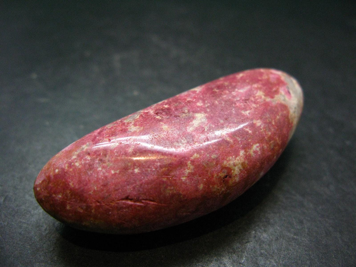 Rare Red Thulite Piece From Norway - 2.6" - 62.81 Grams
