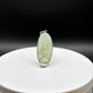 Prehnite Oval Pendant | Tourmaline Inclusions | Sterling Silver Jewelry