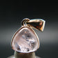 Pink Morganite Silver Pendant From Brazil - 0.7" - 2.13 Grams