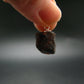 Gem Spessartine Spessartitne Garnet Pendant in SS From Brazil - 0.8" - 3.25 Grams