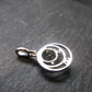 Moldavite Tektite Silver Pendant from Czech Republic - 0.9" - 2.00 Grams