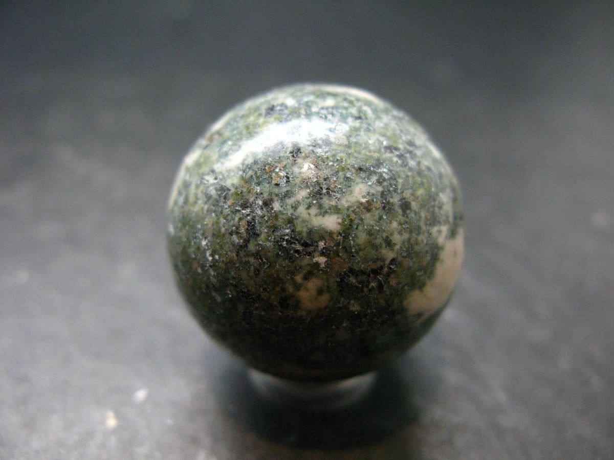 Rare Stonehenge Bluestone Sphere Ball From Wales UK - 1.2" - 43.97 Grams