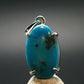 Turquoise Silver Pendant - 1.3" - 5.93 Grams