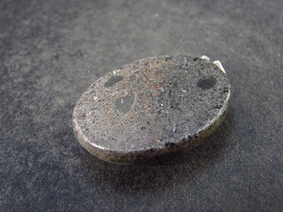 Rare Black Opal Sterling Silver Pendant From Australia - 1.3" - 4.51 Grams