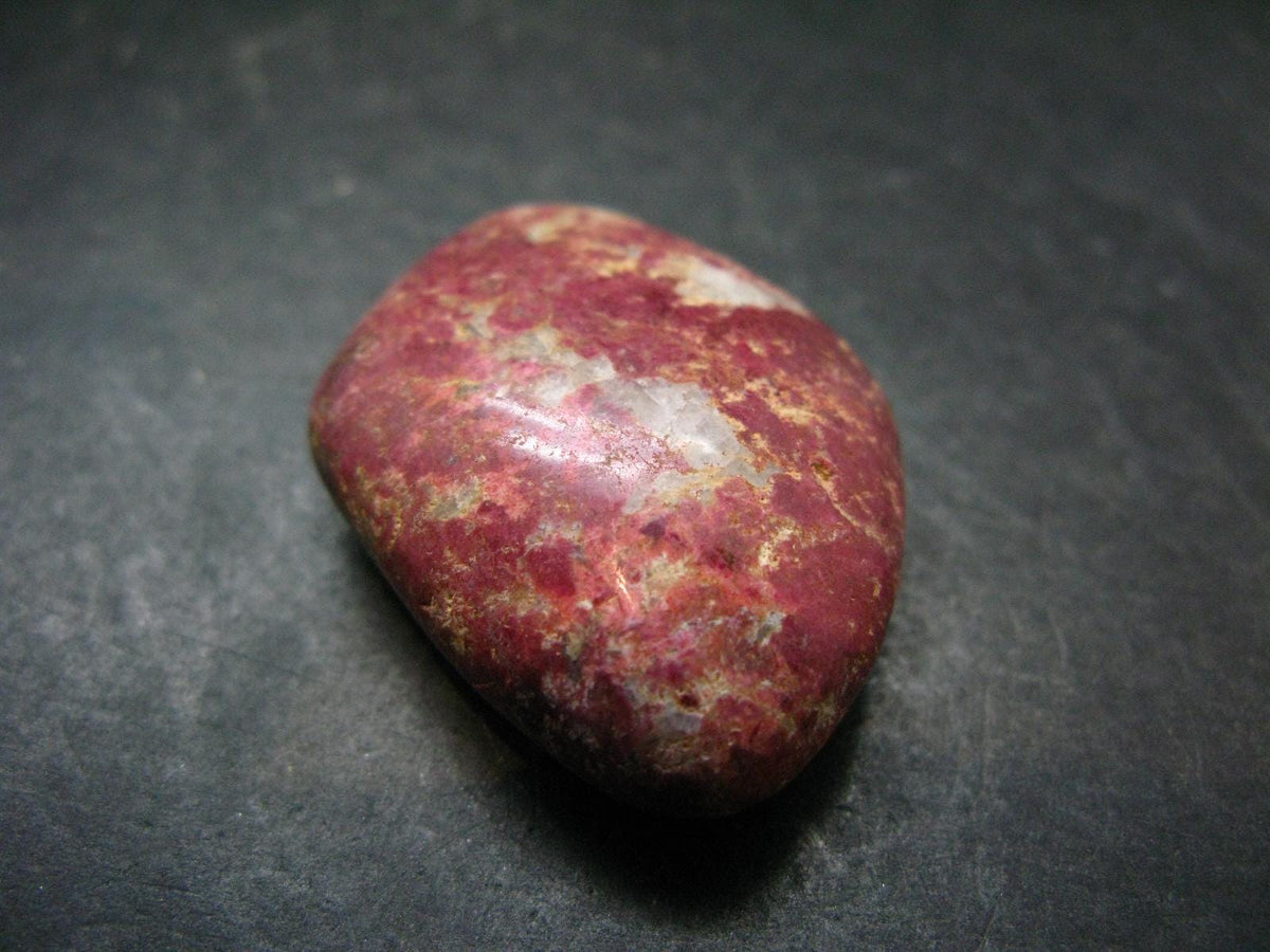Rare Red Thulite Piece From Norway - 1.6" - 28.77 Grams