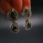 Moldavite Tektite Silver Earrings from Czech Republic - 4.87 Grams