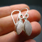 Natrolite Silver Earrings From Russia - 2.33 Grams