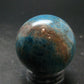 Large neon blue Apatite sphere from Madagascar- 152.21 - 1.7"