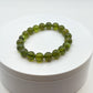 Green Peridot Beaded Bracelet | August Birthstone, Healing Crystal