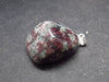 Nice Eudialyte Silver Pendant From Russia - 1.3" - 9.9 Grams