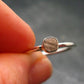 Muonionalusta Meteorite Sterling Silver Ring from Sweden - 1.53 Grams - Size 8