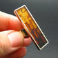 Natural Baltic Amber 925 Silver Ring - Size Adjustable