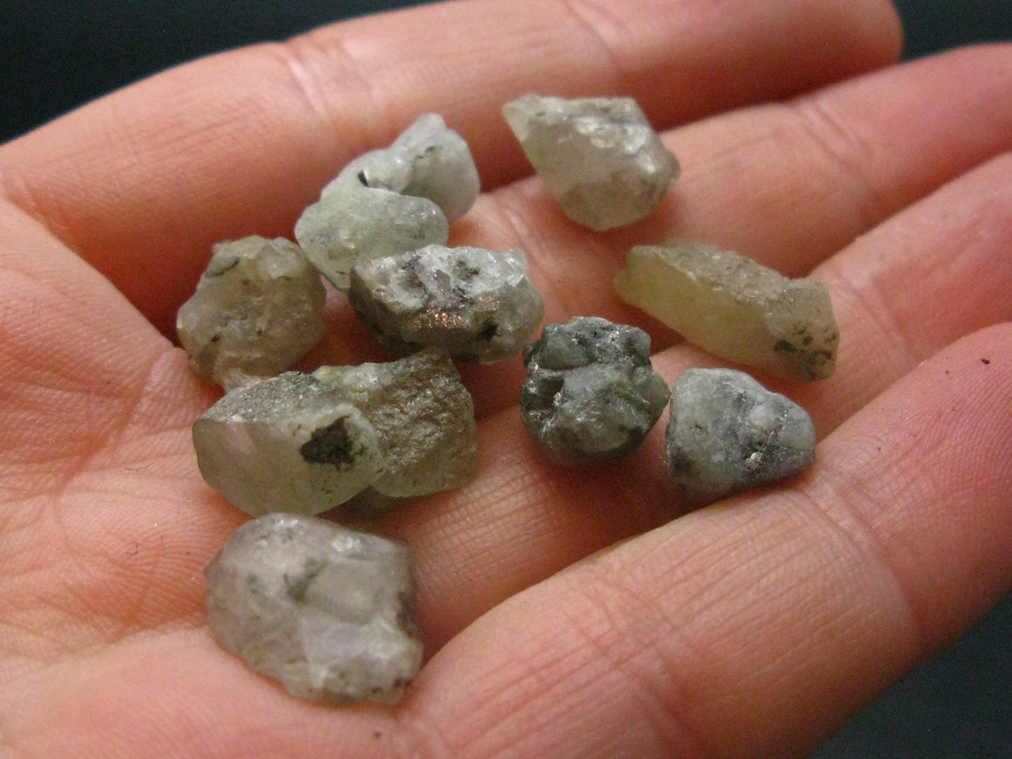 Lot of 10 Phenakite Phenacite Polished Crystals From Brazil - 8.35 Grams