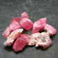 Lot of 10 Rhodochrosite Crystals From Colorado USA - 5.40 Grams