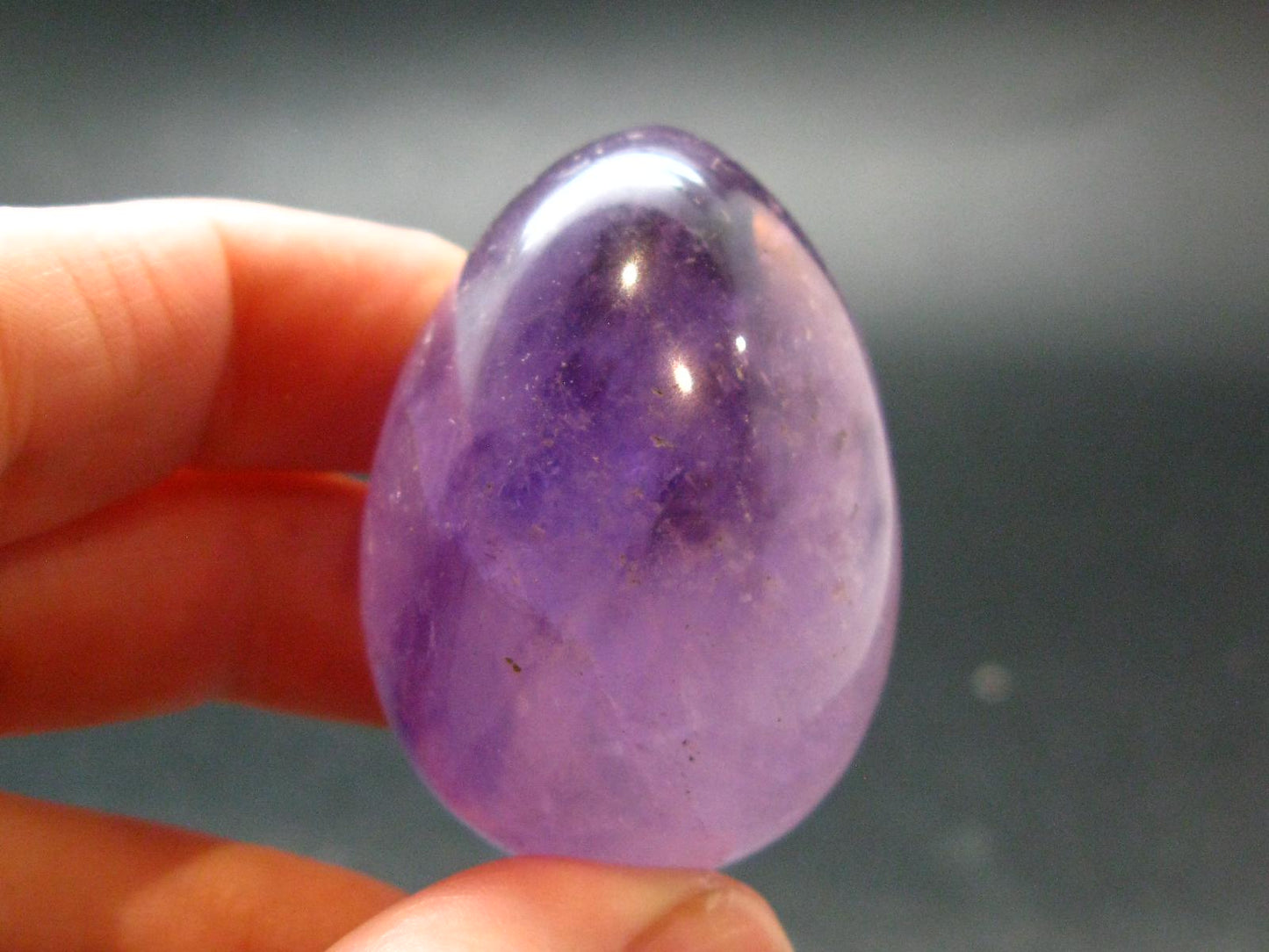 Amazing Natural Amethyst Egg from Brazil - 1.7"