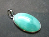 Chrysoprase Silver Pendant From Australia - 1.3" - 5.26 Grams