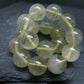 Libyan Tektite Glass Genuine Bracelet ~ 7 Inches ~ 12mm Round Beads