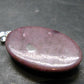 Purple Jade Silver Plated Pendant From Turkey - 1.4" - 5.16 Grams