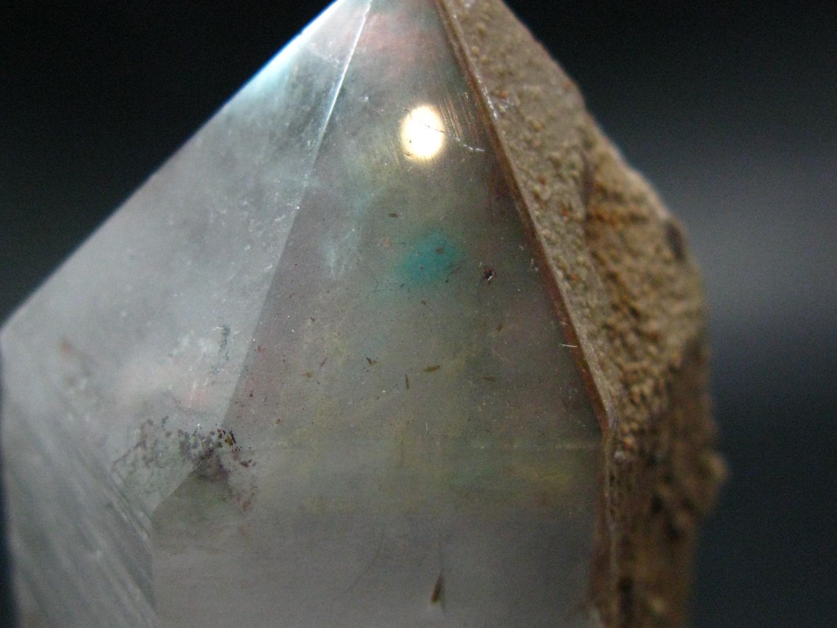 Ajoite In Quartz Crystal From South Africa - 5.3" - 680 Grams