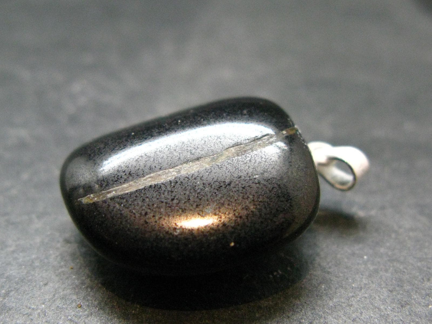 Rare ISUA Stone Silver Pendant From Greenland - 1.1" - 9.34 Grams
