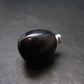 Rare Blue Amber Tumbled Fluorescent Silver Pendant From Indonesia - 1.1" - 4.75 Grams