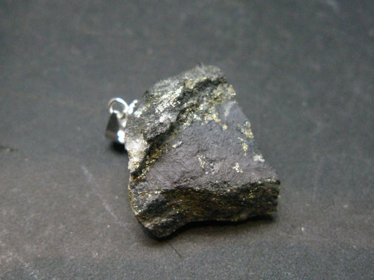 Healers Gold Silver Pendant From USA - 1.1" - 7.27 Grams