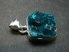 Dioptase Crystal Silver Pendant from Congo - 5.21 Grams - 1.0"