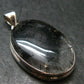Large Tourmalinated Quartz Crystal Silver Pendant From Brazil - 1.5" - 7.75 Grams