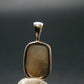 Phenakite Phenacite Crystal Silver Pendant From Russia - 0.7" - 1.27 Grams
