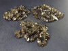 Lot of 3 Natural Tumbled Beads Smoky Quartz Necklaces from Brazil - 18"