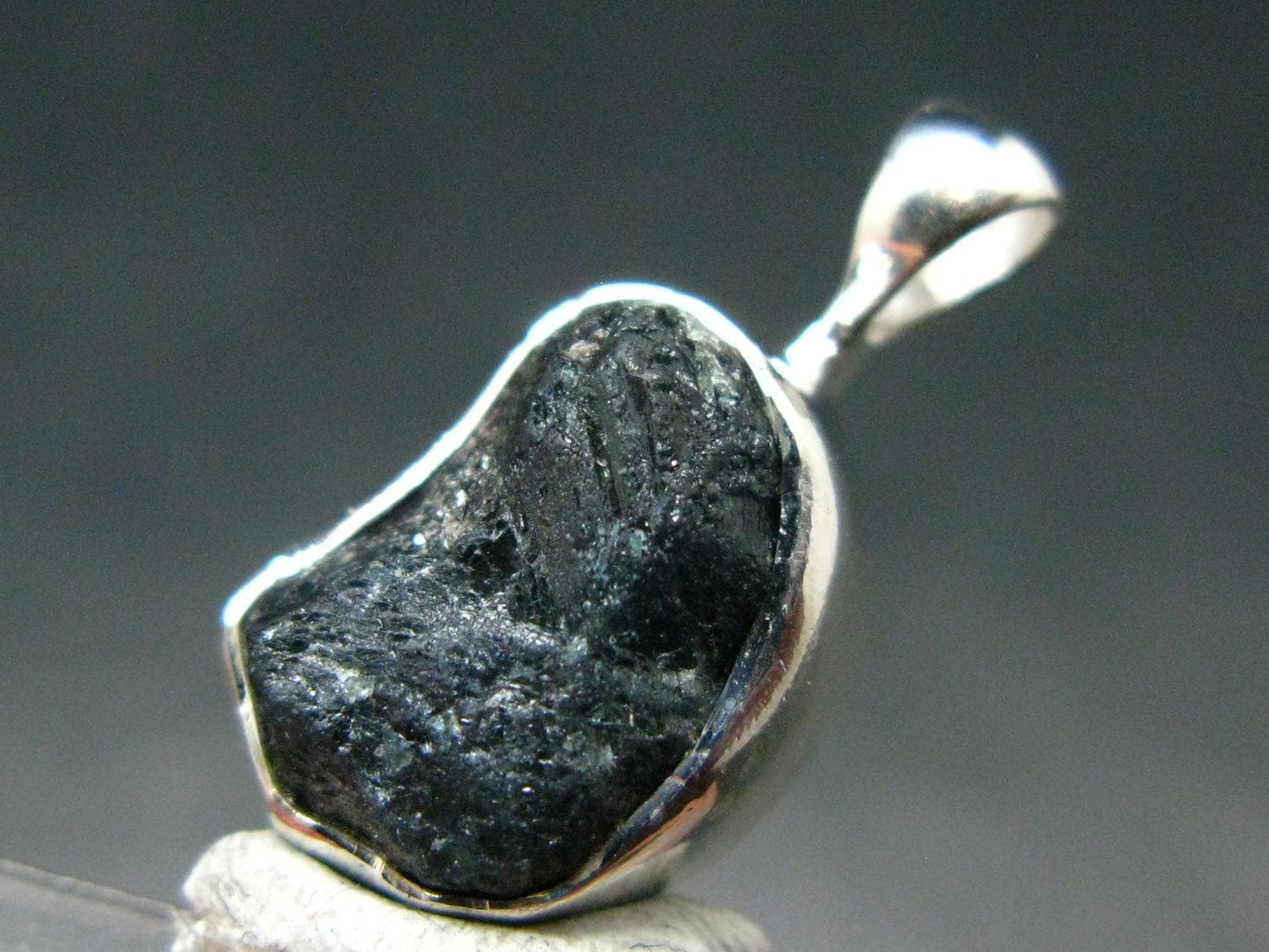 Alexandrite Chrysoberyl Crystal Silver Pendant From Zimbabwe - 0.8" - 1.92 Grams