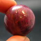 Genuine Ruby Corundum Sphere from India - 1.1" - 40.81 Grams
