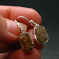 Rare Herderite Crystal Silver Earrings from Brazil - 2.92 Grams