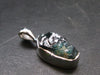 Blue Lazulite Silver Pendant From Pakistan - 0.8" - 1.88 Grams