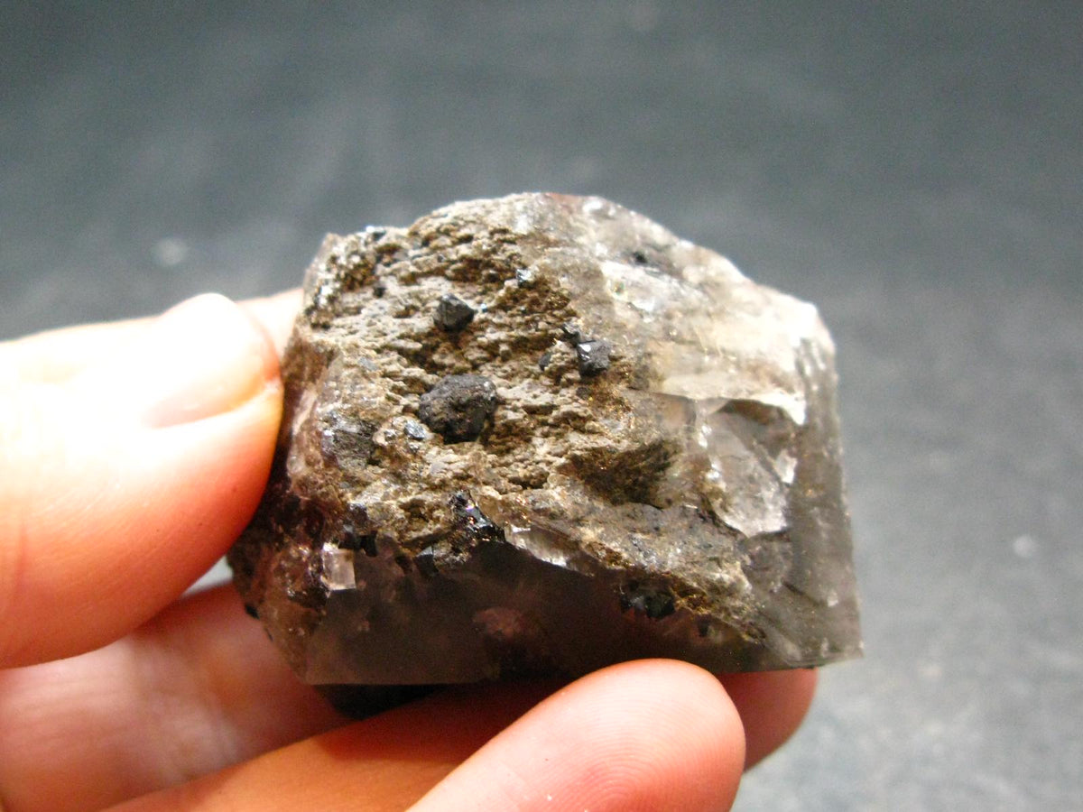 Brookite On Quartz Cluster From Arkansas - 36.46 Grams - 1.6"