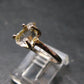 Fine Clear Natural Herkimer Diamond Silver Ring From New York - Size 8 - 2.02 Grams