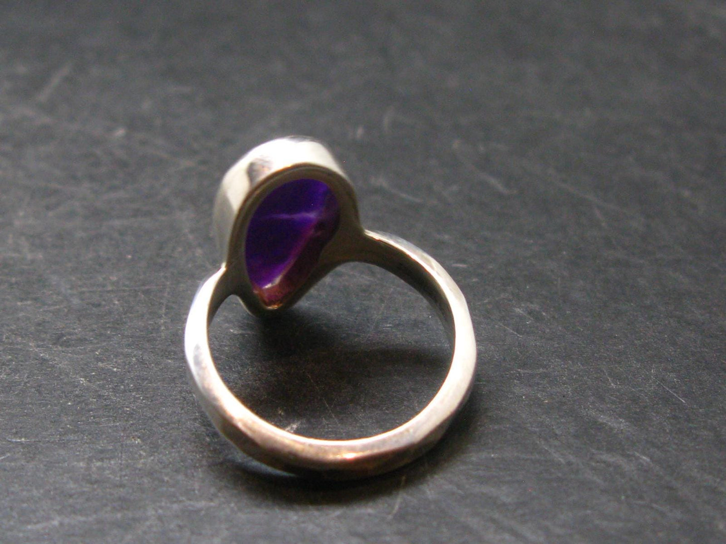 Sugilite Silver Ring From South Africa - 4.36 Grams - Size 6.25
