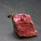 Rosaline Zoisite!! Rare Raw Deep Pink Thulite Silver Pendant From Norway - 1.2"
