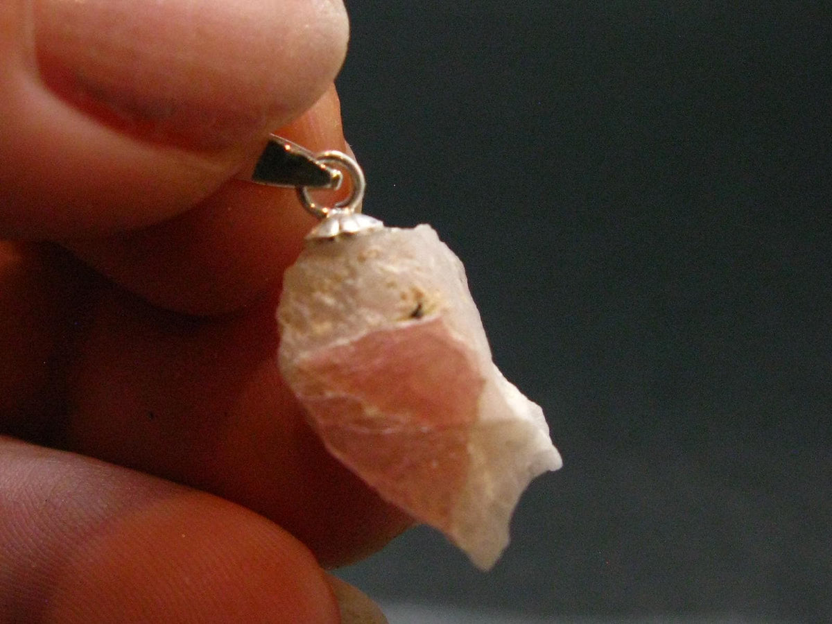 Rare Large Pezzottaite Pink Beryl 925 Silver Pendant from Madagascar - 9.35 Carats - 0.9"