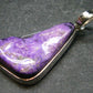 Sugilite Silver Pendant From South Africa - 1.6"