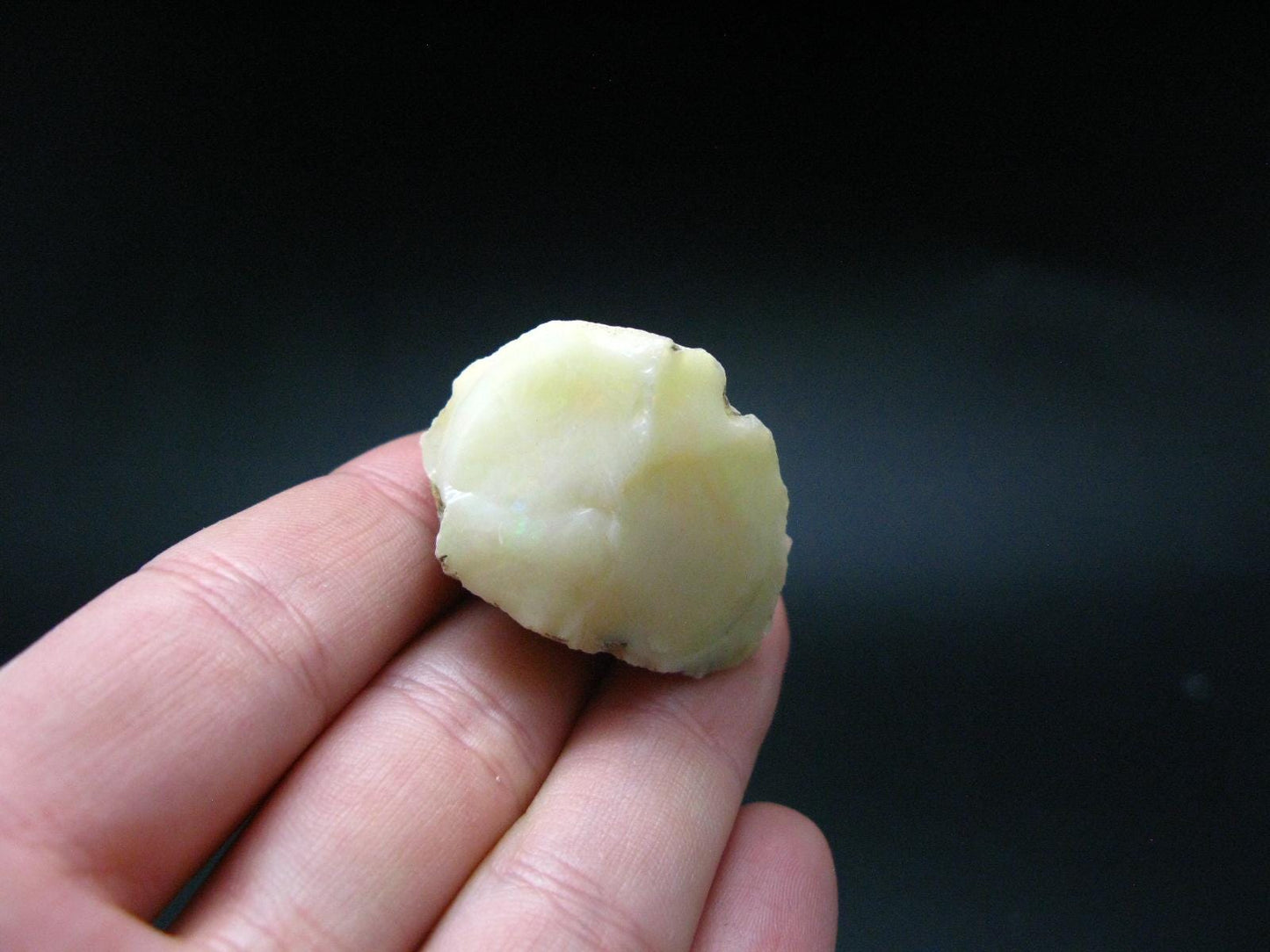 Natural Unpolished Raw Opal With Play of Color from Ethiopia - 1.2" - 9.16 Grams