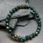 Bloodstone Genuine Bracelet ~ 7 Inches ~ 6mm Facetted Beads
