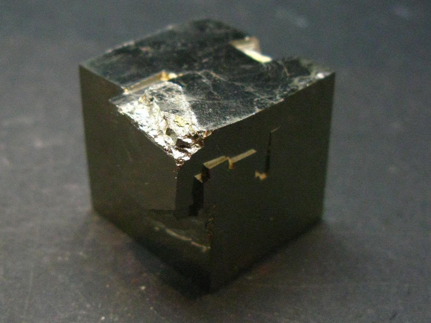 Perfect Pyrite Cube Cluster from Spain - 0.9"