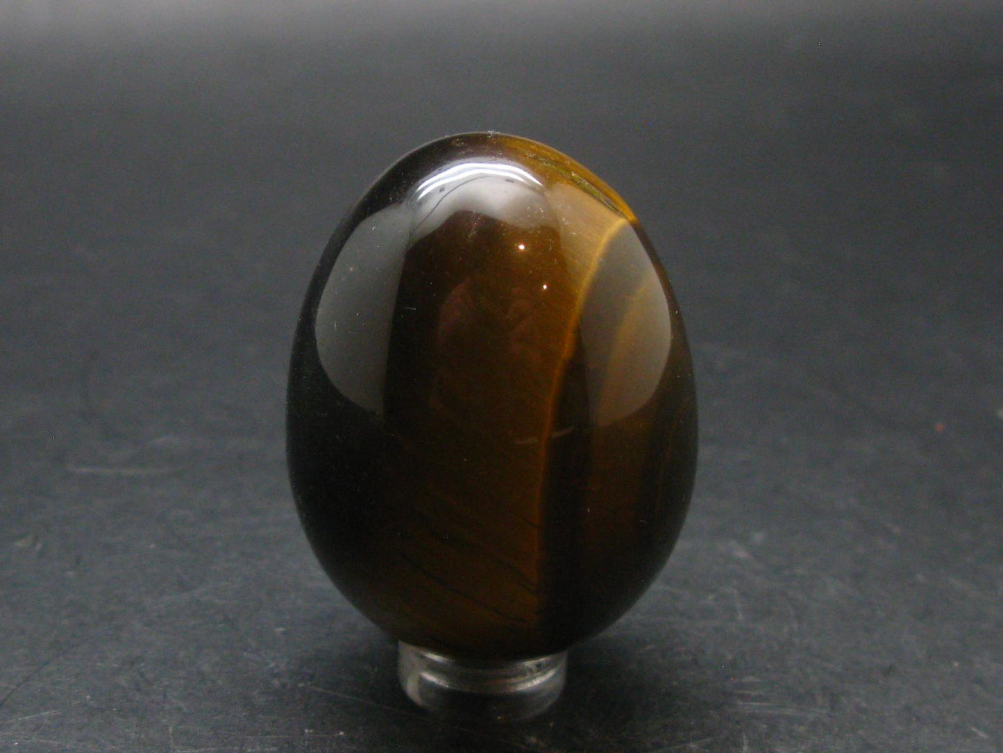 Golden Tiger Eye Egg From South Africa - 1.9"