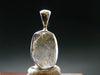 Gray Herderite Silver Pendant from Africa - 0.7" - 1.16 Grams