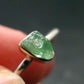 Gem Green Kornerupine Silver Ring From Tanzania - 1.94 Grams - size 7