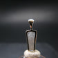 Raw Rare Natrolite Crystal Silver Pendant From Russia - 0.7" - 1.28 Grams