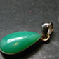 Rich Green Chrysoprase Silver Pendant From Australia - 1.2" - 4.0 Grams